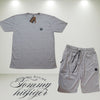 White Athletic Shorts & Shirt Set – Gym to Street Versatile Wear